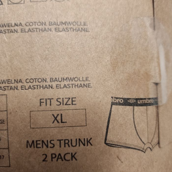 Bokserki męskie Umbro 2-pack XL