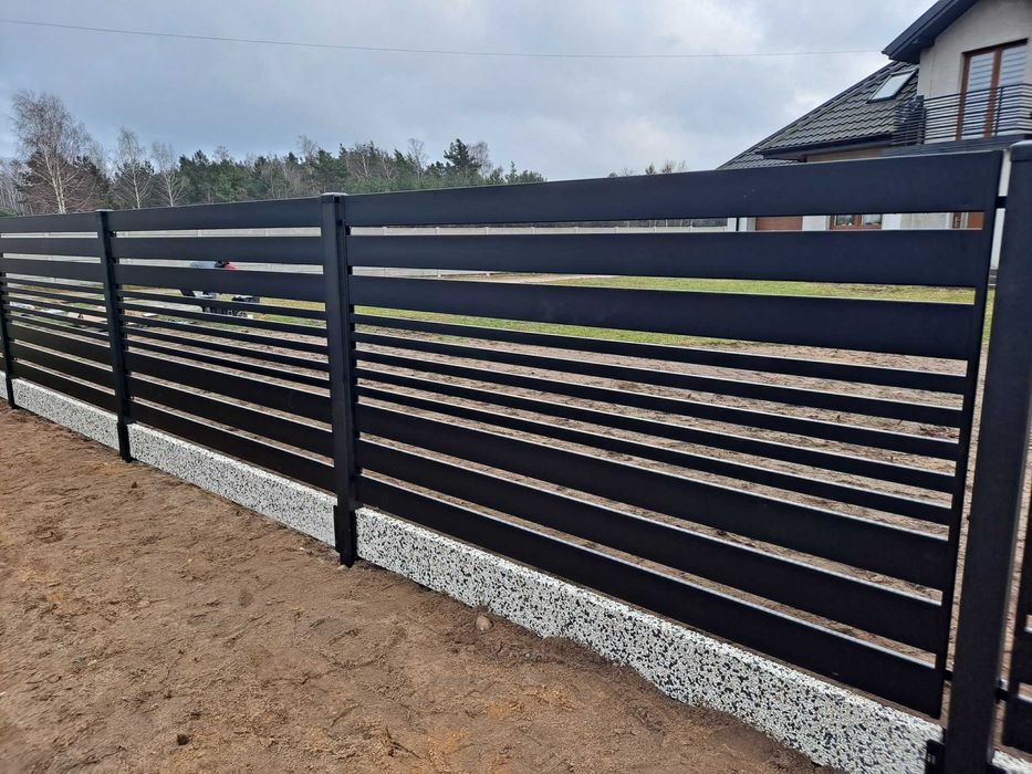 Ogrodzenie panelowe palisadowe nowoczesne