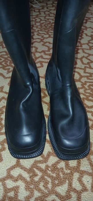 Гумові чоботи з валянком 46 розмір