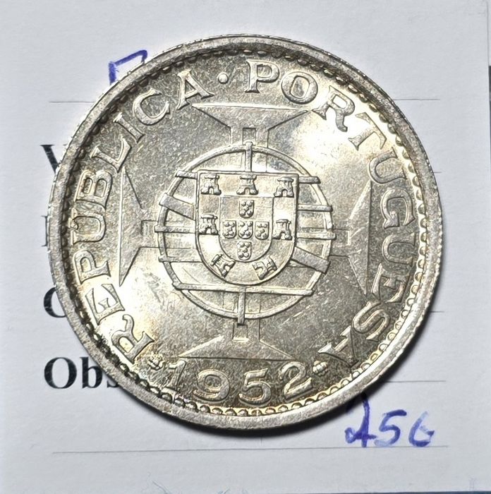 5 patacas 1952 macau