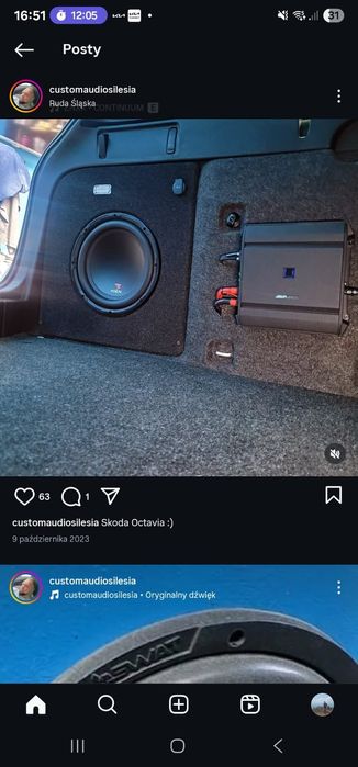 Car Audio Flock Flokowanie Custom Pride DD Ground Zero Excursion