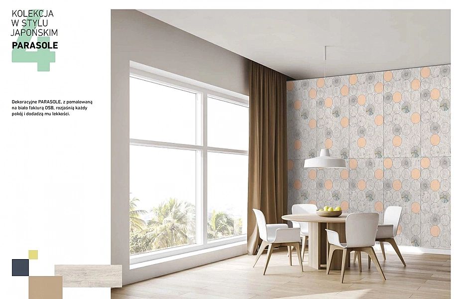 Ekologiczne panele ścienne BE.YOND ecowall SWISS KRONO Parasole