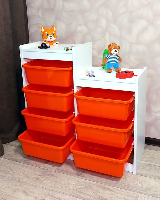 ‼️АКЦІЯ‼️ Комод , полиця , стелаж ,  органайзер для іграшок , корзина