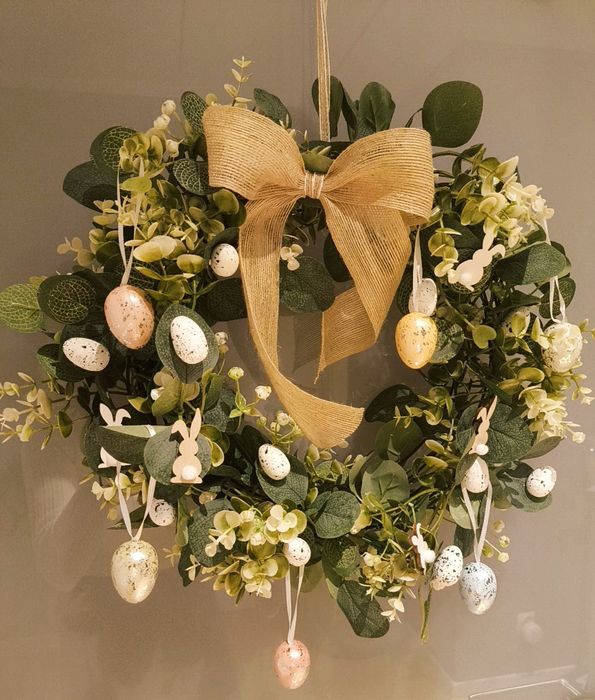 Wianek na drzwi, wianek dekoracyjny, wielkanocny
