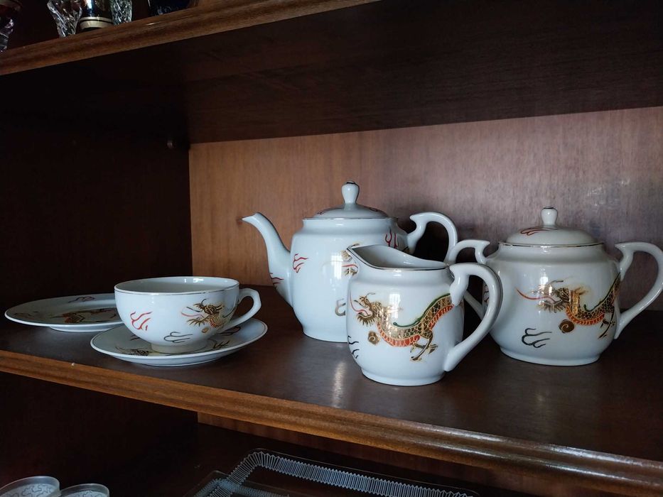 Serviço de porcelana fina chinesa