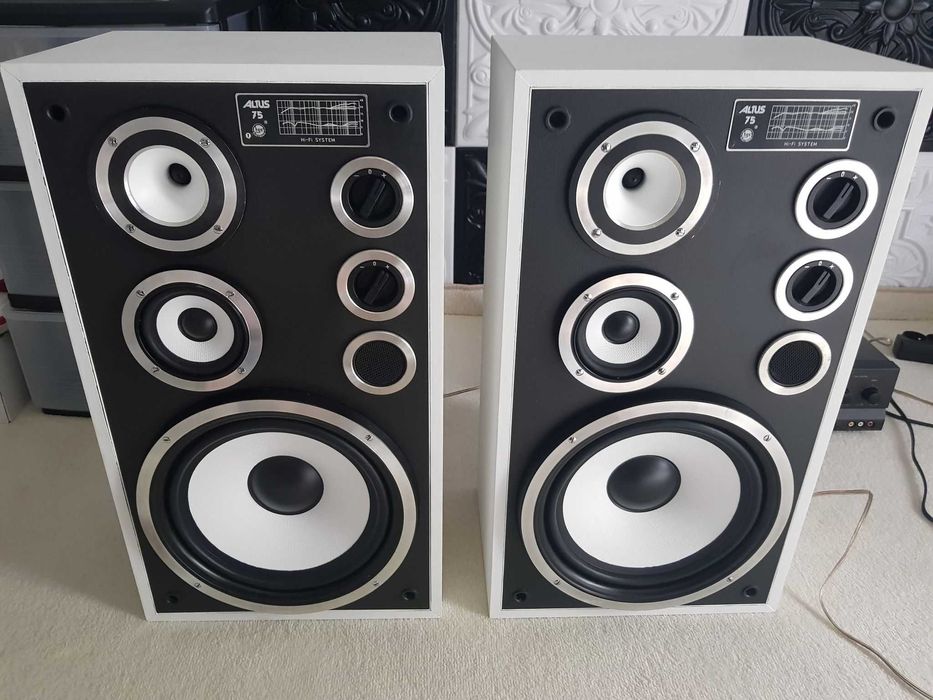 Kolumny Altus Tonsil  75 (Wersja Czarno-Biała) Unikalny Design