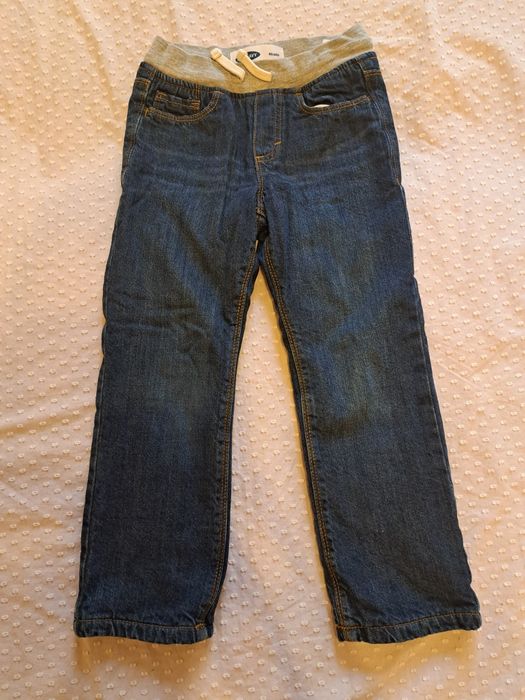 Штани джинси лижні полукомбінезон на 5, 6 років