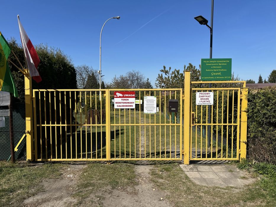 Dzialka ROD Gwarek Rezerwacja