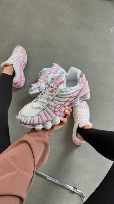 Женские кроссовки Nike Shox TL "Pink" Размеры 36-41