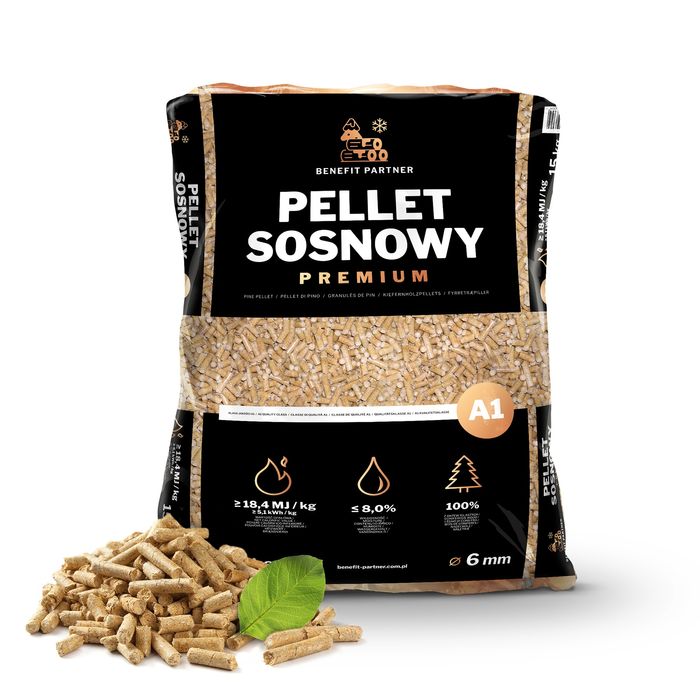 Pellet sosnowy , pellet sosnowy norma jakości A1, pellet drzewny , pel
