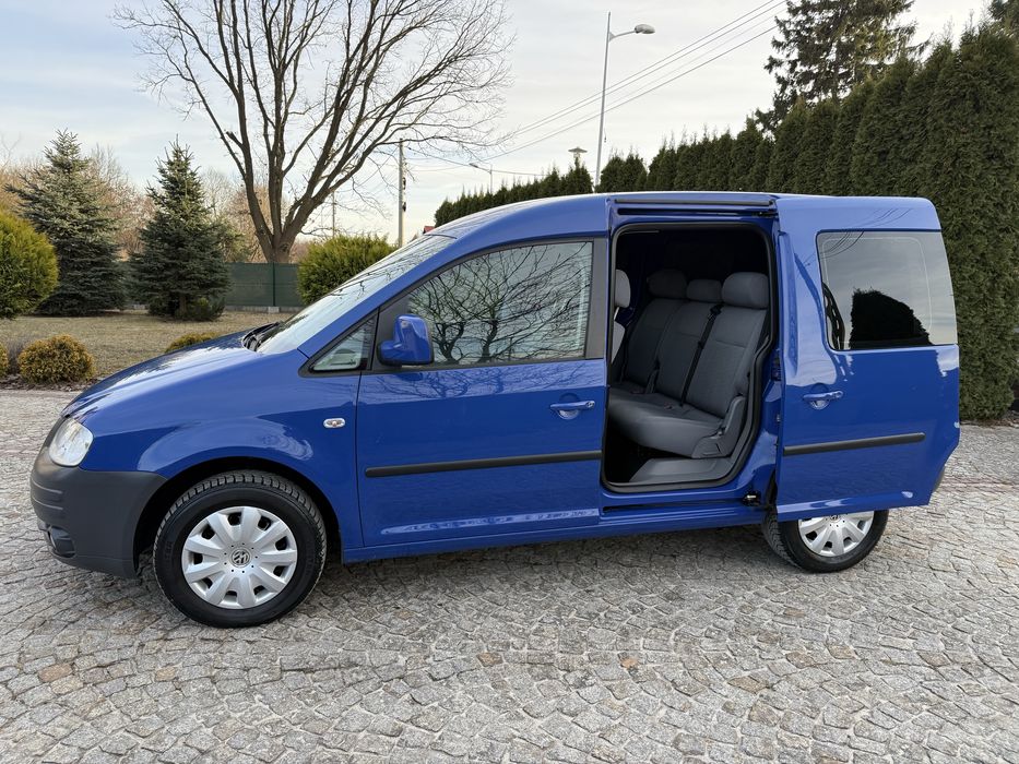 Volkswagen Caddy LIFE 1.9TDI 105Koni 2008Rok *Oryginalny Lakier* 1Wł