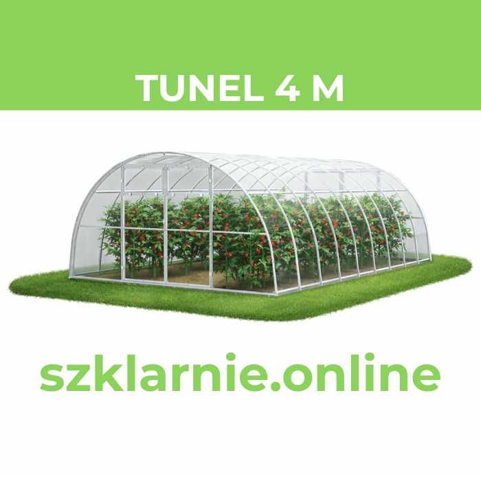 Szklarnia z poliwęglanu Tunel ogrodowy 2m/2,4m/3m/3,5m/4m | profile 20x20 / 20x40 | poliwęglan 3-8mm