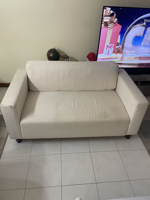 Sofa 2 lugares bege