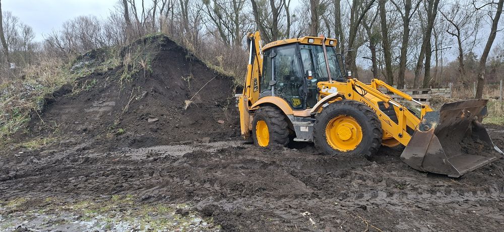 Drogi dojazdowe kruszywo gruz zagęszczenie