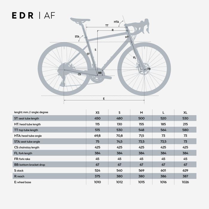 Bicicleta de Estrada de Endurance EDR AF Microshift Sword 2x10 V