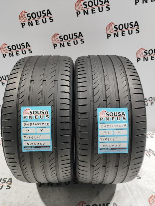 2 pneus semi novos 245-40R18 Pirelli - Oferta dos Portes