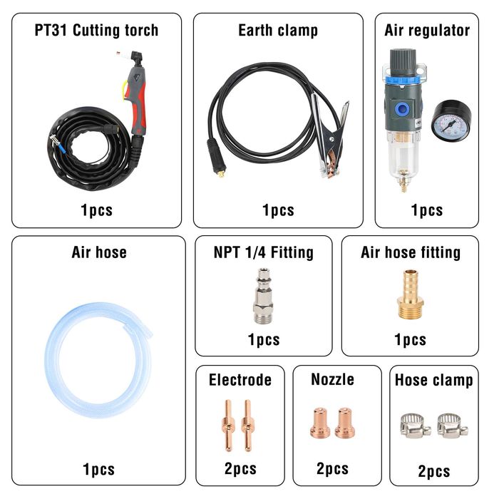 F1126 Máquina corte plasma Herocut-CUT45i IGTB, 220V, Corte 12mm