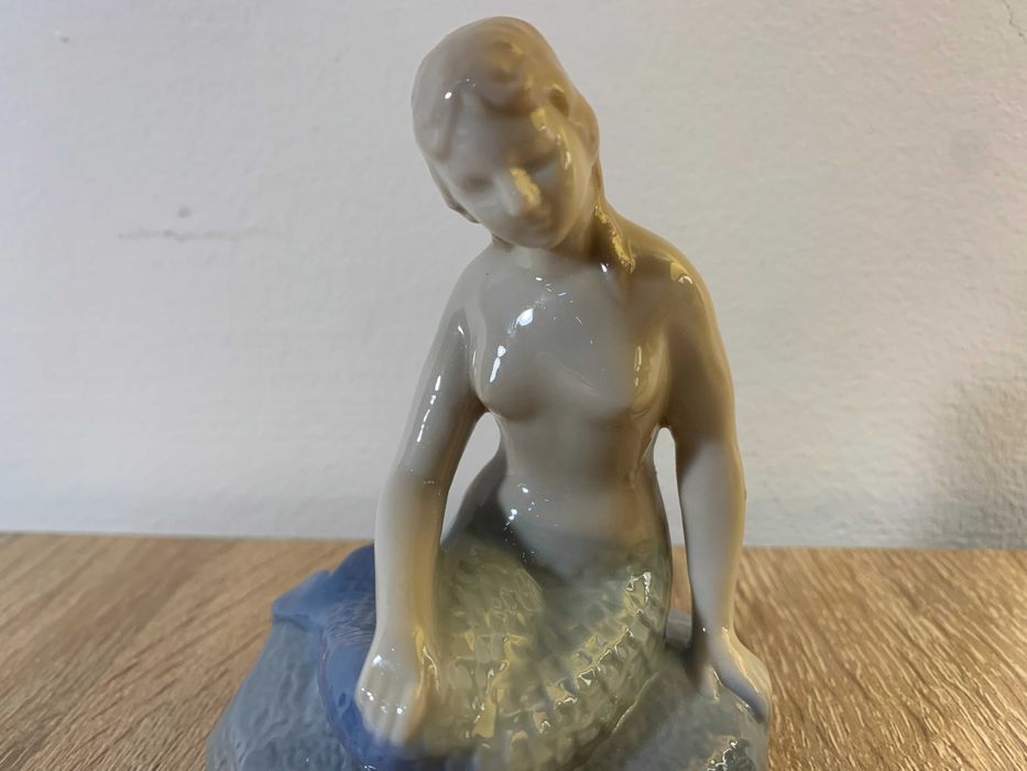 stara figurka porcelanowa Syrenka  Royal Copenhagen. Stan bd, Vintage
