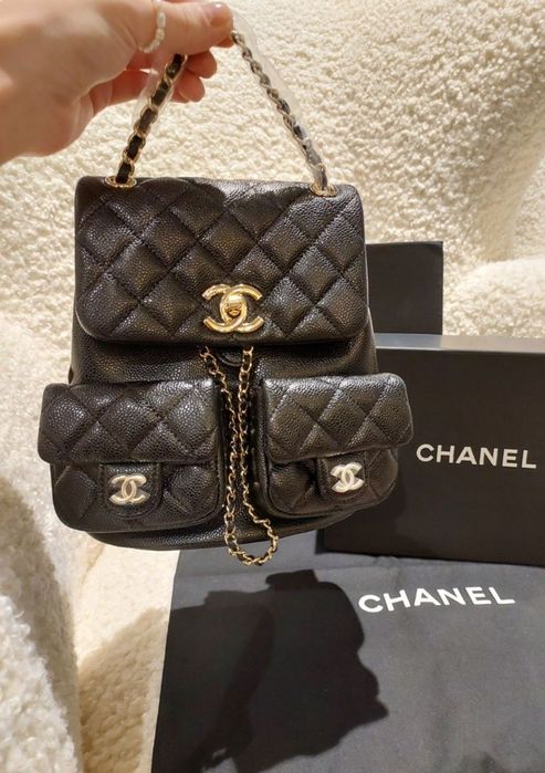 Рюкзак chanel,шкіра