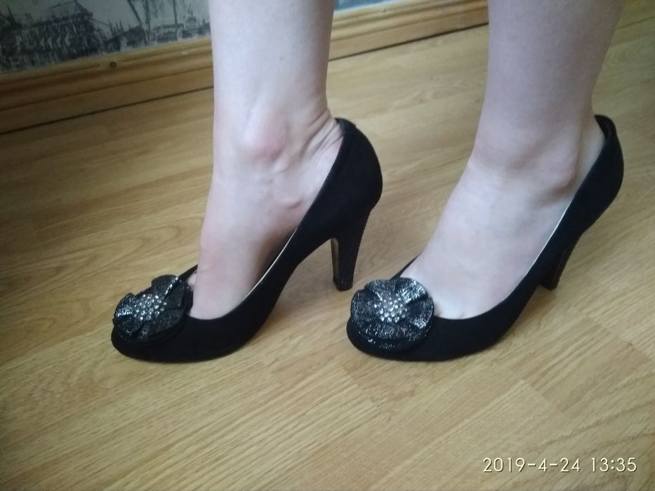 Туфлі замшеві, 37-38р.