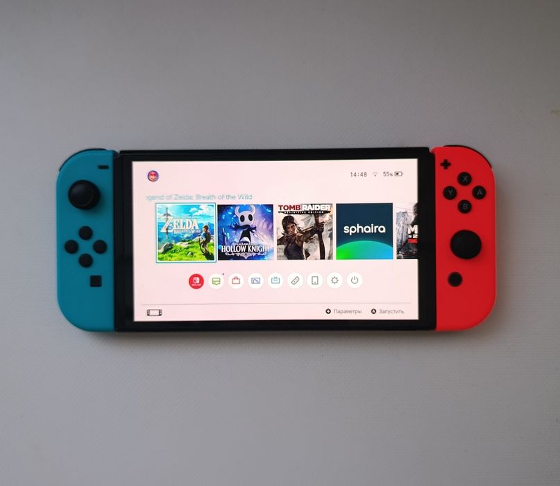 Nintendo Switch OLED + 64GB (купа ігор)
