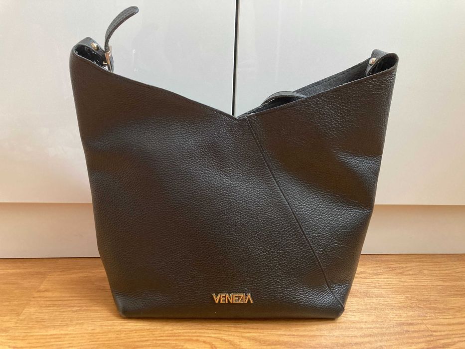 VENEZIA duża torba na ramię skóra