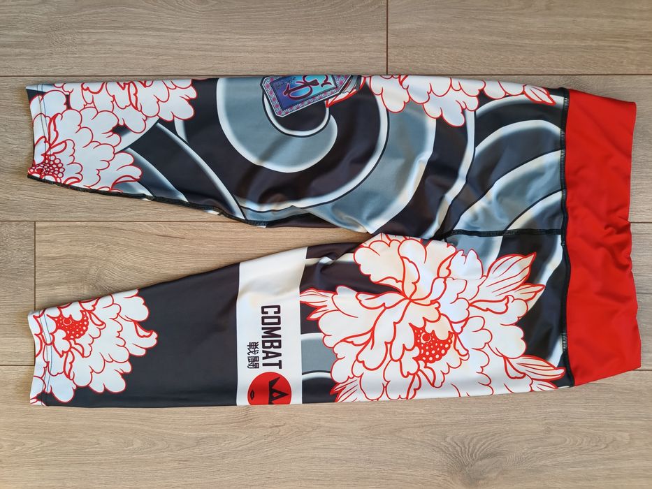 Damskie legginsy 2XL sportowe Combat Dollies 3/4