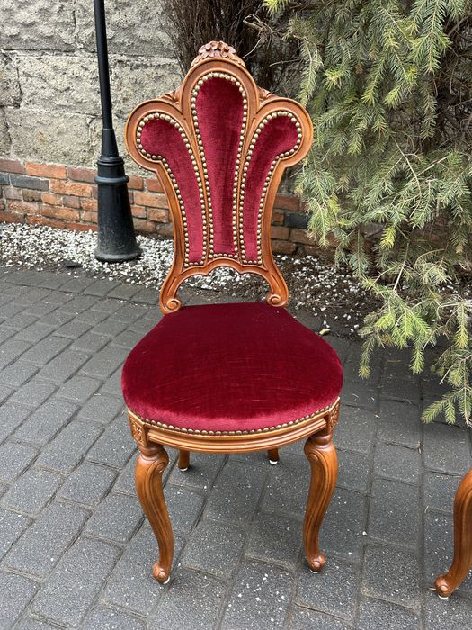 Stylowe Krzesła Ludwikowskie Krzesełko Ludwik Do Toaletki Lub Ozdobne