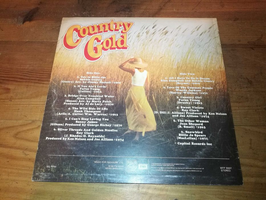 VARIOS (Country Music) - Country Gold LP