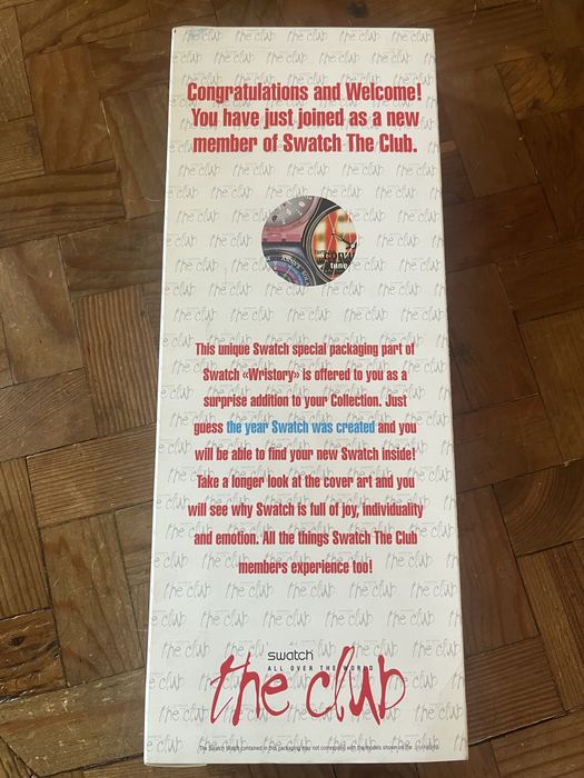 Relógio Swatch Wristory (The Club)