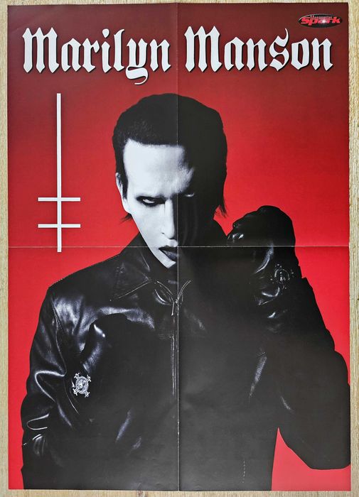 Marilyn Manson - Duży plakat z 2025 r. - Format A2 ok. 40 x 55 cm NOWY