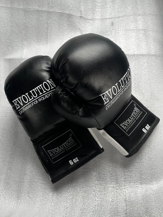 Rękawice bokserskie Evolution Professional Equipment Basic Black 6 oz
