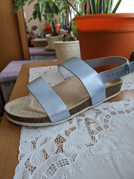 Sandaly damskie śliczne skórka wygoda zdrowie rozmiar 42