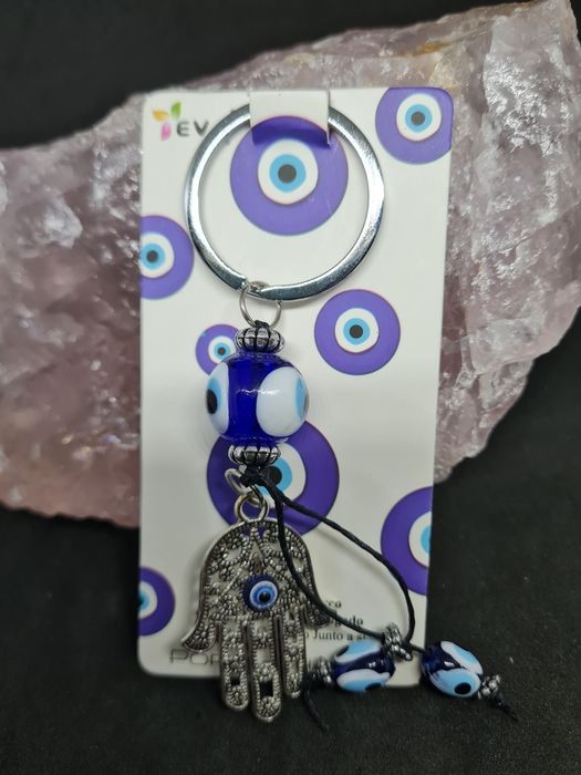 Porta chaves amuleto Olho Turco