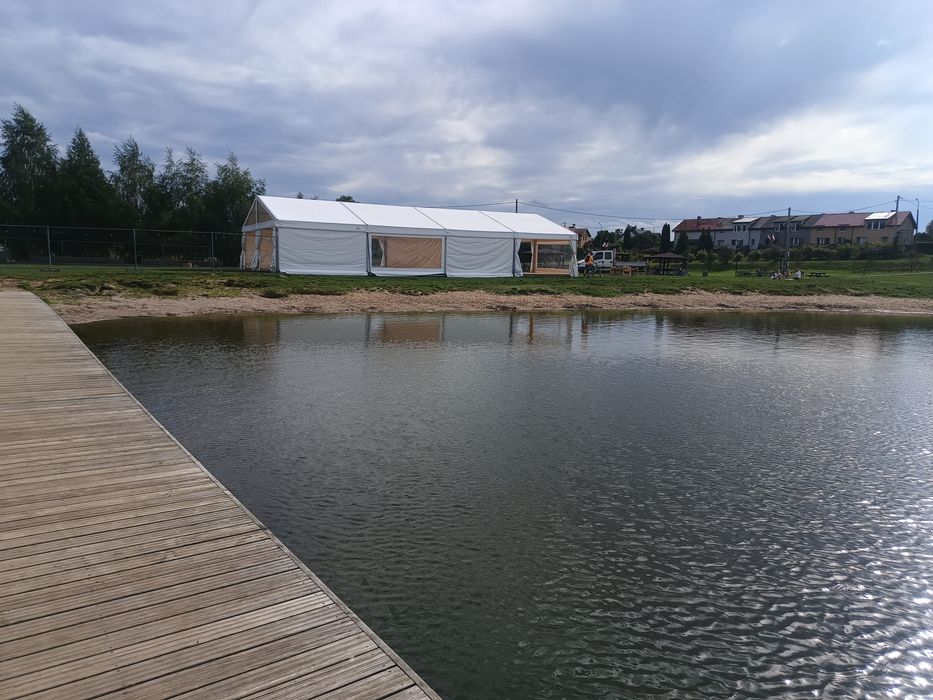 Wynajem - Hala namiotowa, namioty, stoly, krzesła
