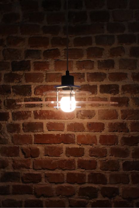 Duńska lampa sufitowa UFO space age mid century