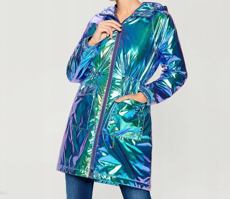 Parka Kurtka Holo Mohito 32/XXS Kameleon Holograficzna Benzynka