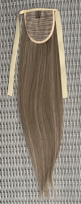 Premium Ultra włosy doczepiane, szatyn, kucyk, treska 16.