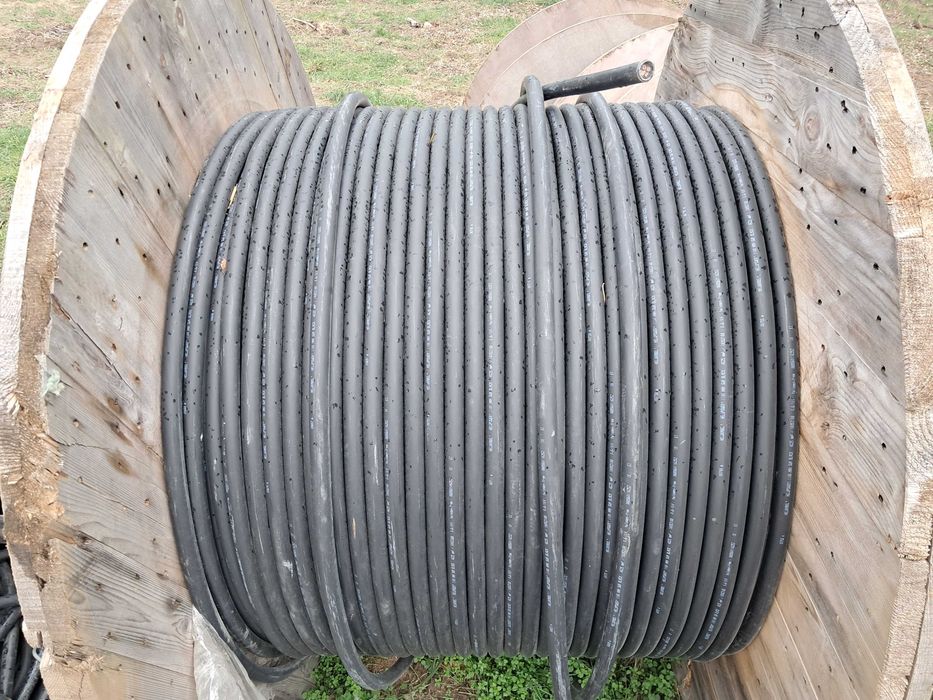 400mb nowego kabla miedzianego 4x25mm2 na bębnie - OKAZYJNIE sprzedam