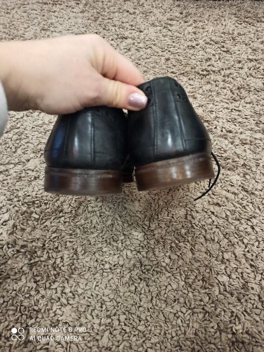Туфли, ботинки, кожа, Zara men,