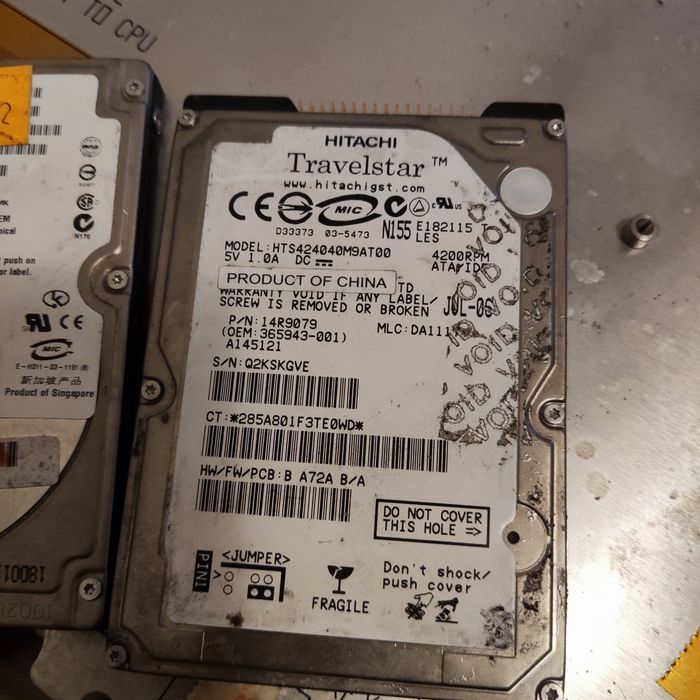 Dysk twardy Hitachi seagate