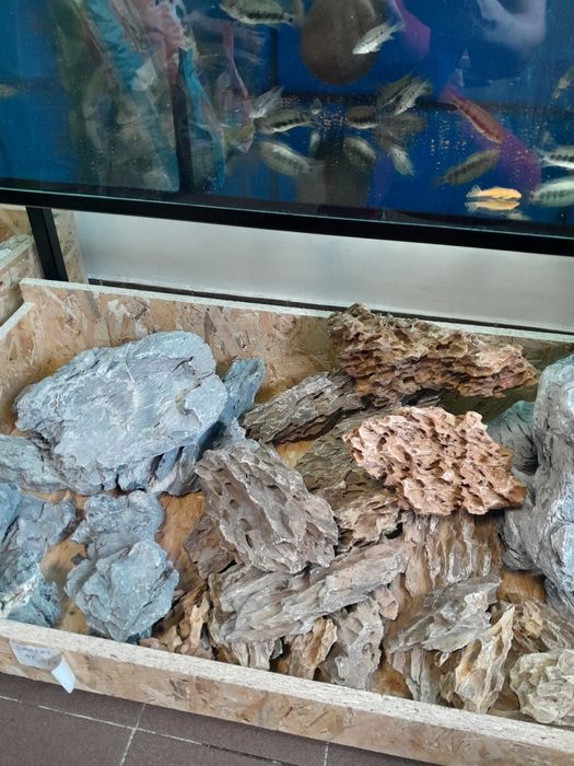 Kamienie do  akwarium  różne  rodzaje