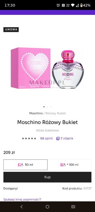 Moschino Pink Bouquet 50 ml
