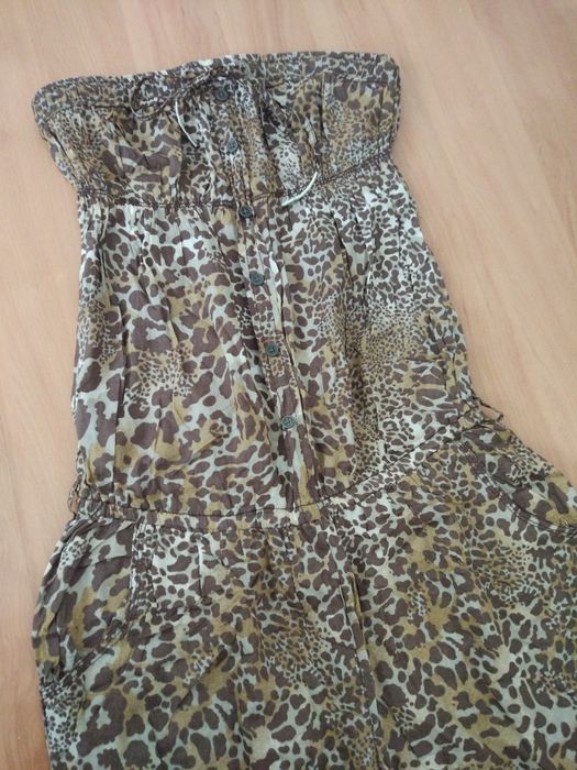 Macacão Preto e Leopardo