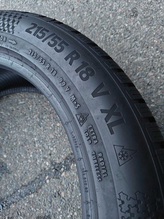 Пара 2шт продам R18 215 55 Continental WinterContact TS870P 23р 8мм