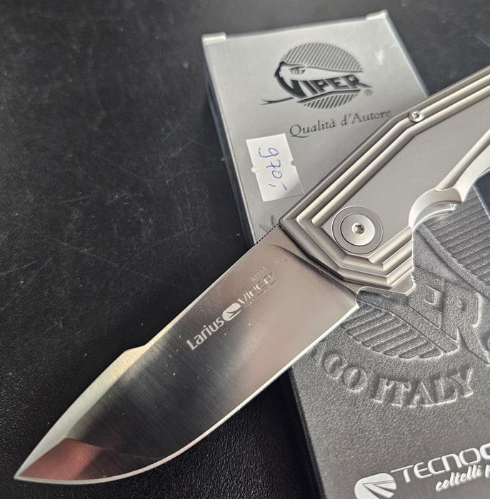 Nóż premium Viper Larius - tytan + m390