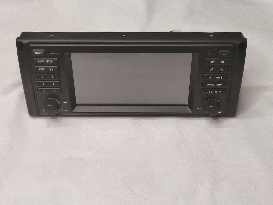 Rádio BMW E39 Android 13 WiFi GPS Novo com Garantia 2GB RAM