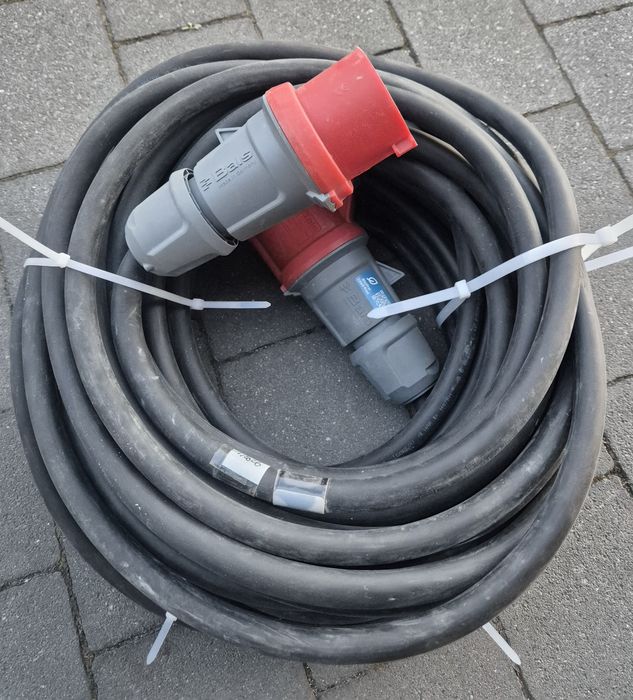 Przedłużacz siłowy budowlany 32A 25m