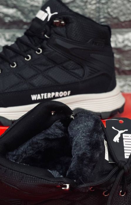 Подростковые зимние кроссовки Puma / кросівки Пума / Ботинки Пума