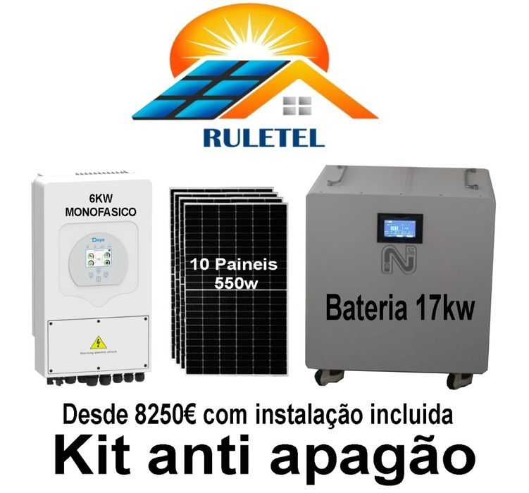 Painéis fotovoltaicos, baterias, e sistemas para autocaravanas